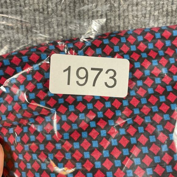 Roper Button Down Western Shirt Men's XL Red/Blue Geometric AOP Long Sleeve - Picture 10 of 10